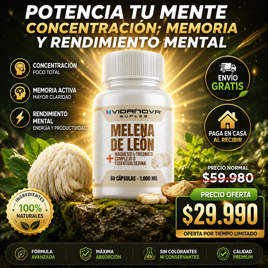 MENTEFORTE™ -  Potencia la concentración, memoria activa y mayor rendimiento mental