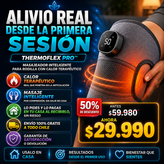 ThermoFlex™ - Masaje térmico diario que cuida tus articulaciones y mejora tu bienestar