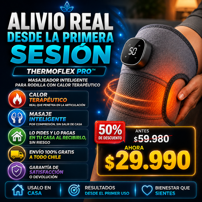 ThermoFlex™ - Masaje térmico diario que cuida tus articulaciones y mejora tu bienestar